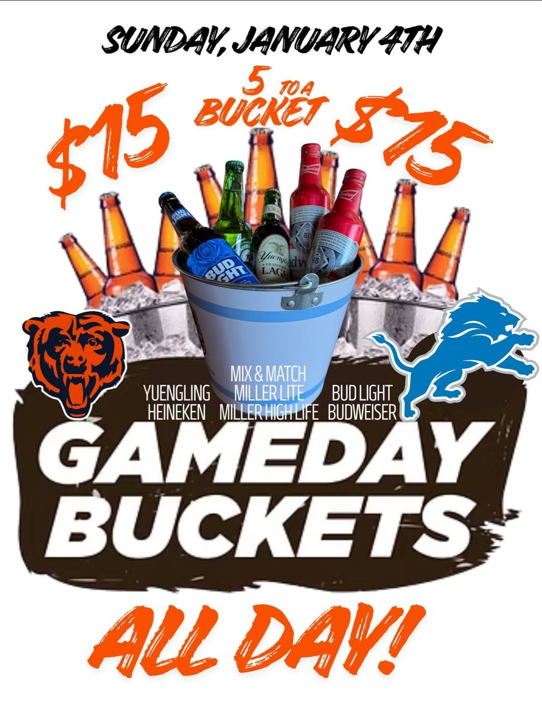Chicago Bears watch party at Rec Haus in St Charles Illinois