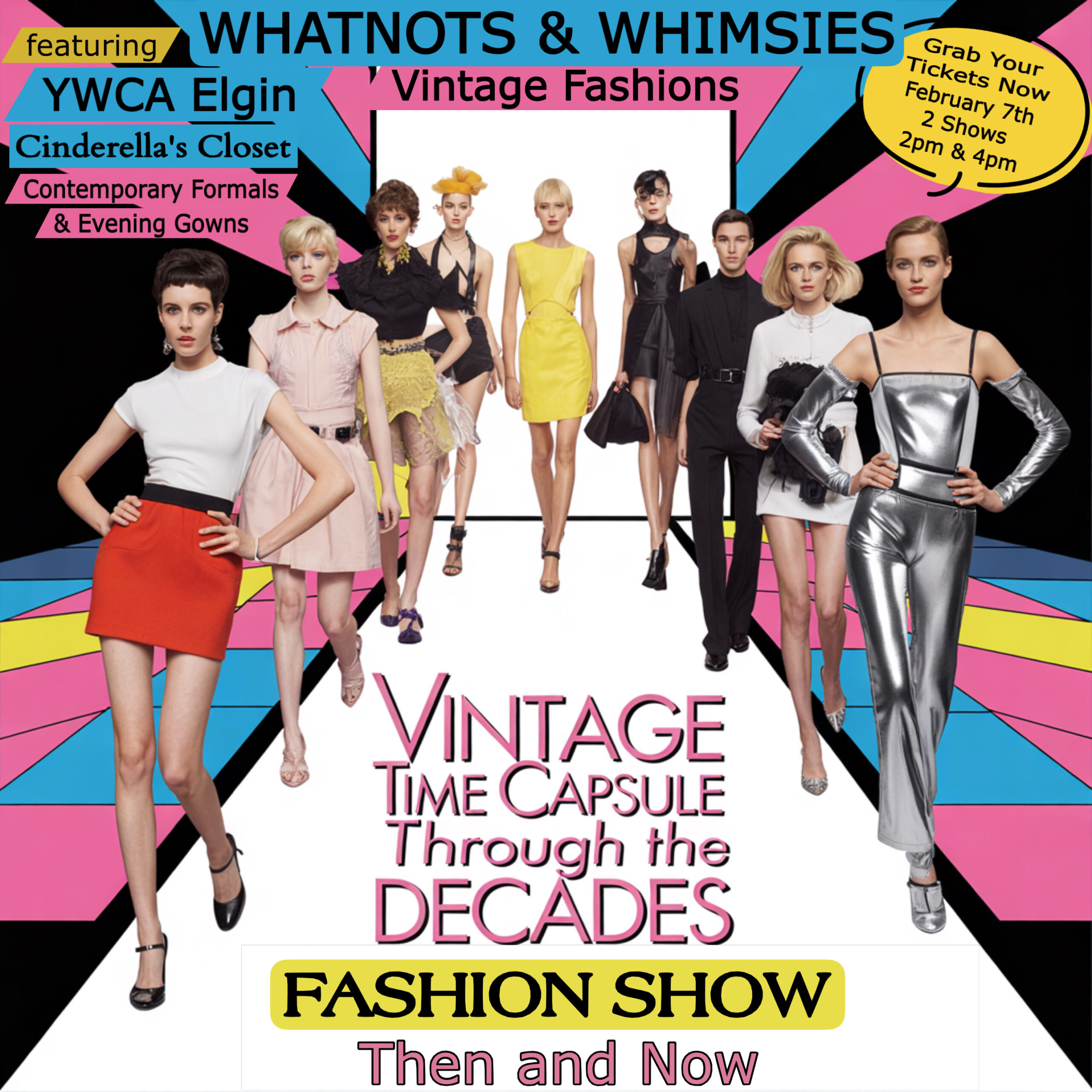 Vintage Time Capsule Through The Decades Fashion Show