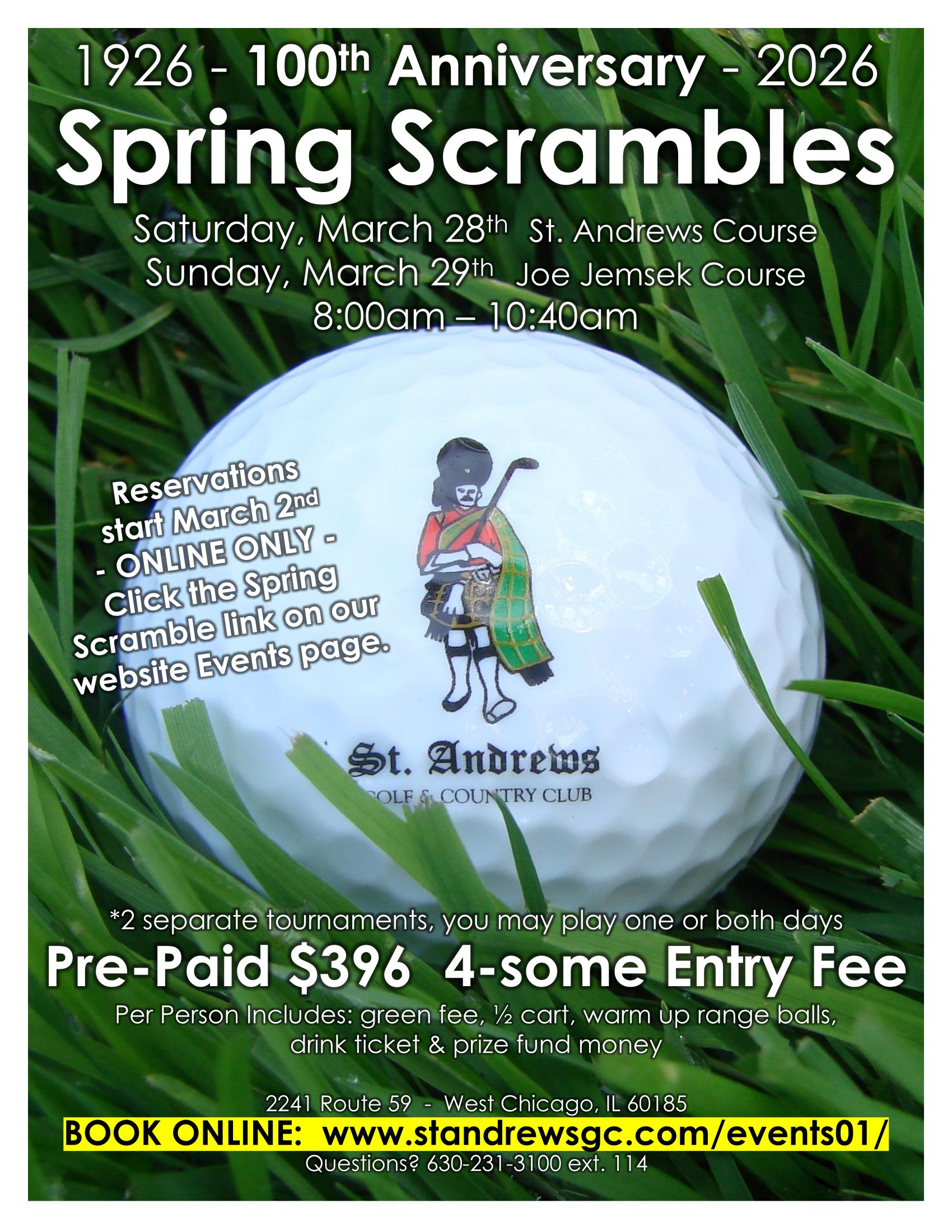 Spring Scramble Saturday