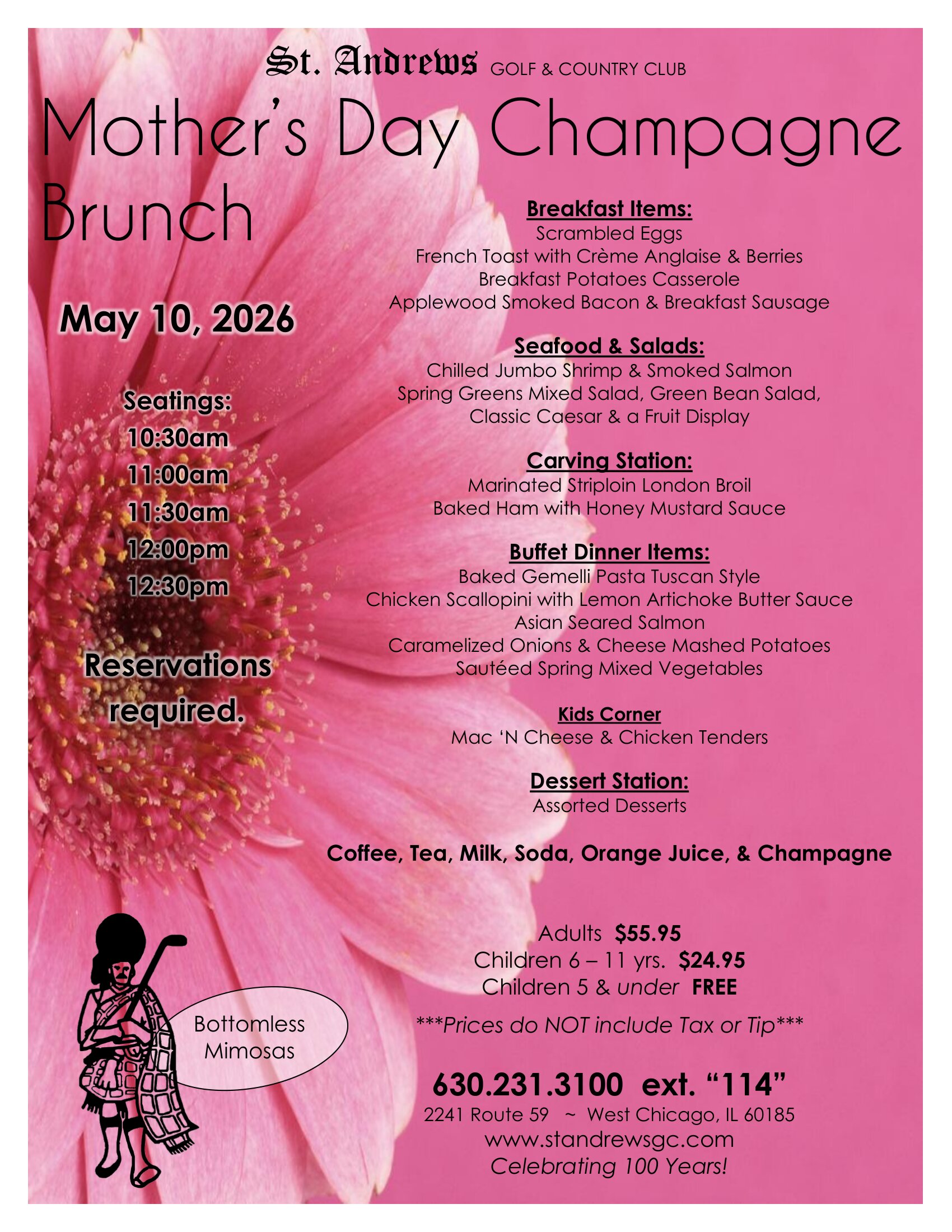 Mother's Day Champagne Brunch